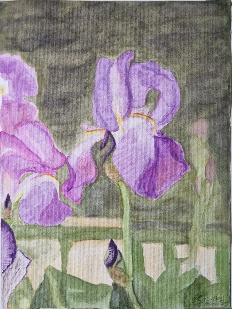 Die Götterbotin Iris - Iris, the messenger of the gods - a Paintings by The Future Medicine Woman